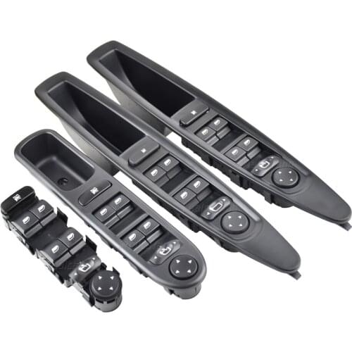 For Citroen C4 2004 - 2011Front Left Side Electric Master Window Mirror Switch Panel 6554.HA 9651464577 6554HA