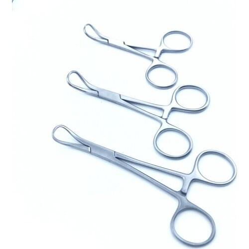 Stainless steel Towel Camp Fixed Cloth Towel Plus surgical Bag Cloth Pliers lifting a towel pliers pointed collet surgery tool