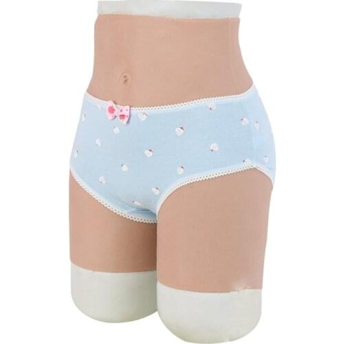 Hot Fake Vagina Pant Breasts Shemale Silicone Penetrable Artificial False Buttock Latex Underwear Crossdresser DragQueen Cosplay