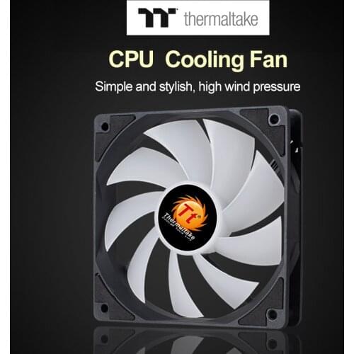 Thermaltake CPU Cooler 12cm Cooling Fan Silent 1000RPM 12V 4Pin RGB PC Computer Case Heatsink Radiator