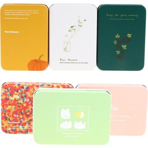 Small Storage Iron Box Money Candy Tin Key Organizer For Coin Case Metal Card Storage Box Gift Box