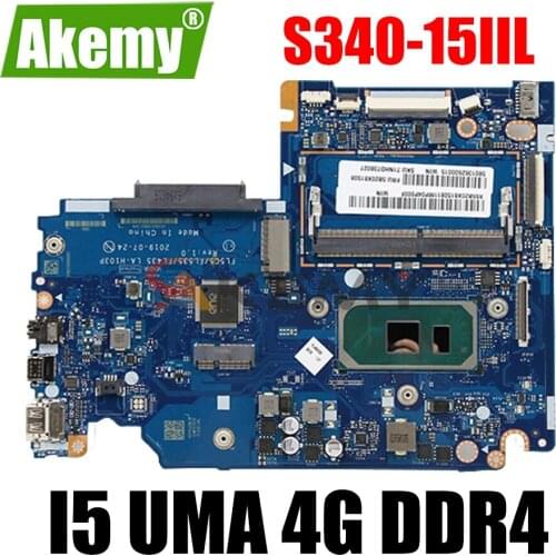 For Lenovo S340-15IIL Touch Laptop Laptop Motherboard LA-H103P with CPU I5 UMA_4G DDR4 100% Fully Tested