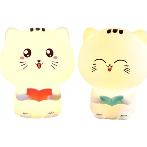 PetCat Night Light Blue Recording Remote Control Lithium Battery, Charging Using USB Bedside Lighting Suitable for Children Kid