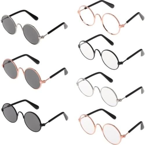 Pet Glasses Costume Sunglasses Round Funny Fashion Props Dog Cat Supply Products L4MB