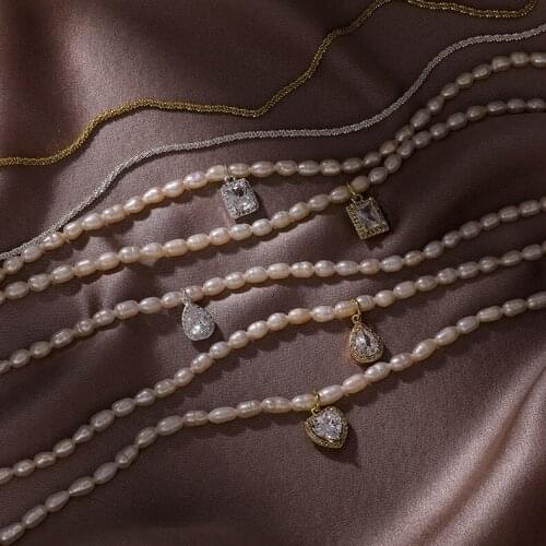 Женские ожерелья из жемчуга Pinksee China At AliExpress