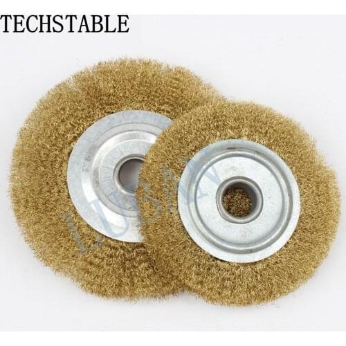 0.13 Flat wire wheel wire brush carpentry abrasive polishing wheel grinding head parallel wire brush rust