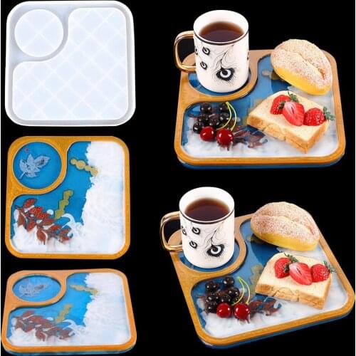 Silicone Mold Tray Dinner Plate Decoration Mold Diy Special Craft Supplies for Table Home Decoration A66