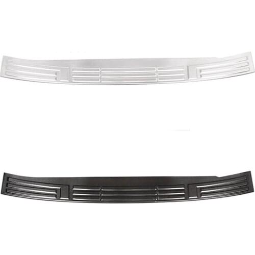 Steel Rear Bumper Protector Tail Trunk Guard Sill Plate Scuff Cover For Toyota Land Cruiser Prado FJ150 FJ 150 150 2010-2018