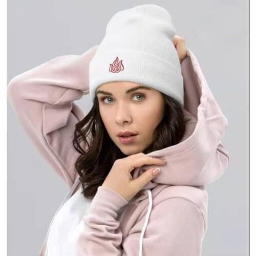 Embroidery Knitted Beanies Hats Last Air Bender Solid Winter Warm Ski Hats Skullies Soft Elastic Sport Cap Swanowing