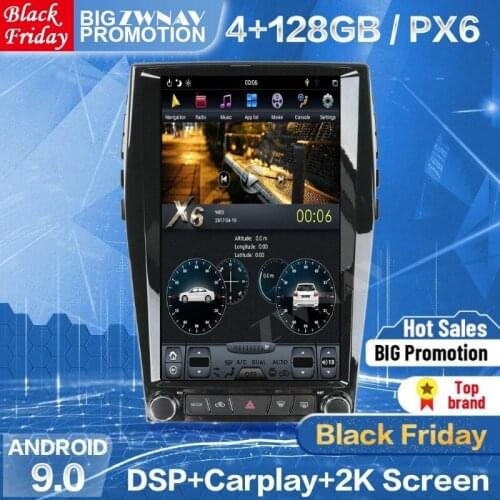 128G Tesla For Ford Edge 2015 2016 2017 2018 2019 Android 9 Head Unit Screen Car Multimedia Player GPS Auto Radio Stereo Carplay