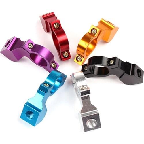 2PCS Universal Scooter motorbike motorcycle mirror mount bracket holder handlebar mirror mount For 21-23MM Handlebar