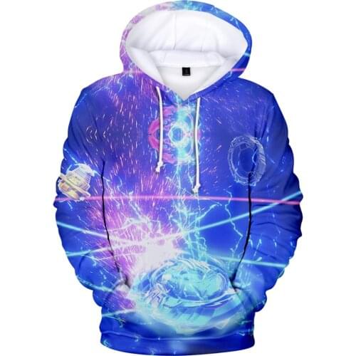 3D print Creative Hoodies Sweatshirts Kai Watch Land Evolution Men/womens Sweatshirt Beyblade Explosion Evolution Kids Hoodies