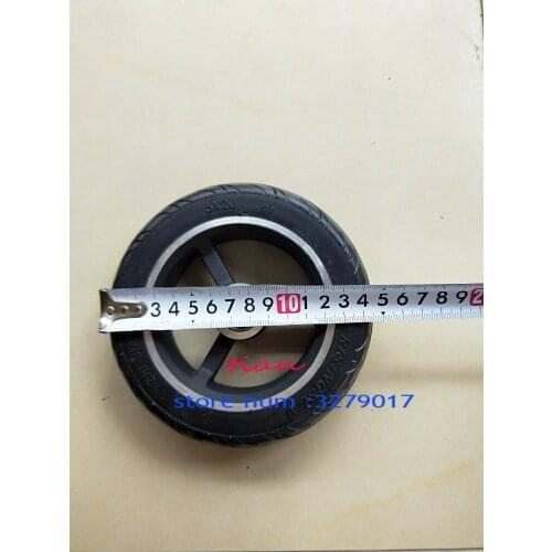 6 inch 6x2 tubeless tire with hub 6x2 special solid tire for electric vehicle scooter