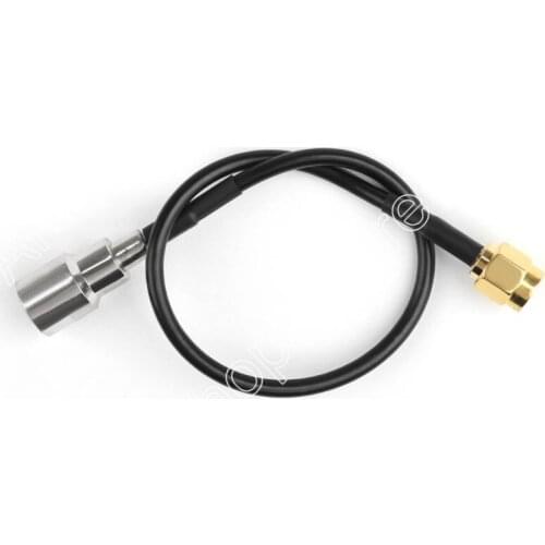 Areyourshop RG174 Cable FME Male Jack to RP-SMA Male Plug RF Pigtail Adapter 20cm 8inch 1PCS 50 ohm