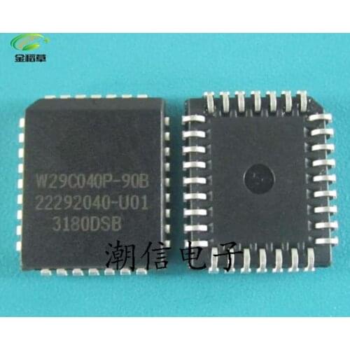 Free Shipping 10pcs/lot W29C040P-90B W29C040P-90 W29C040P W29C040 PLCC32 IC In stock