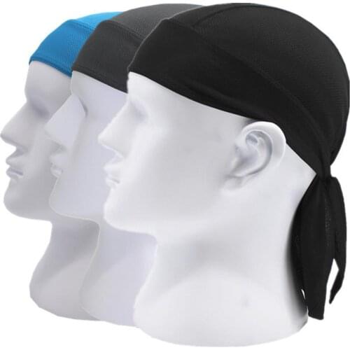 Quick Dry Cycling Cap Outdoor Head Scarf Bicycle helmet Cycling Equipment Hat Pure Color cycling cap Breathable Headscarf