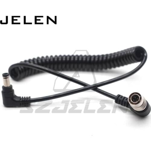 DC2.5 to Hirose 4 pin Right angle elbow plug for Sound Devices 688 633 Zoom F8 Power Cable ZAXCOM