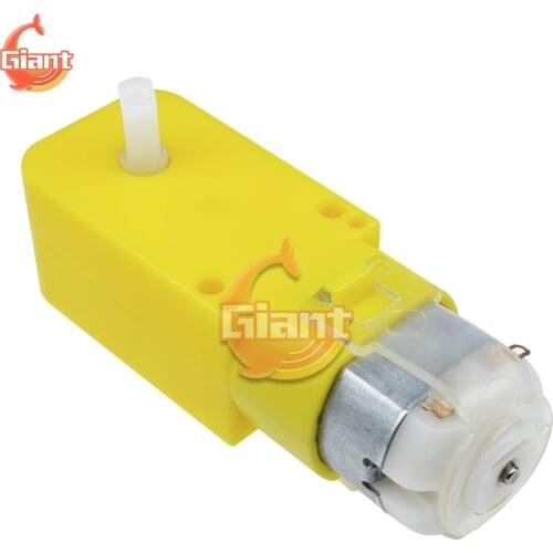 DC 3-6V Double Shaft 125 RPM Motor for TT Motor 125 rpm 2WD Smart Robot Car Chassis Kit Smart Car Wheels for Arduino DIY Kit