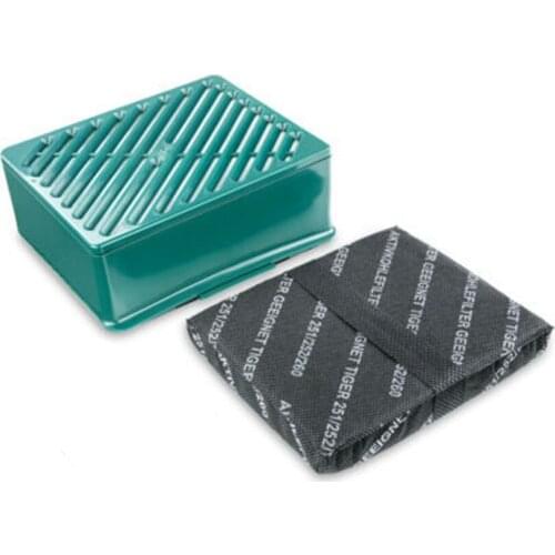 2PCS Hepa Filter Activated Carbon Filter for VORWERK Tiger 251 252 Vacuum Cleaner Accessories