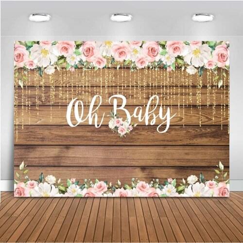 Photocall Boda Backdrop for photography Wedding Bridal Shower Photo Background Studio Flower Party Decor Newborn Baby custom
