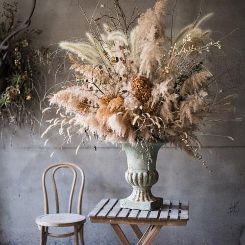 France Ancient Rust Mark Roman Column Basin Large Flowerpot Vase Decorative Ornament Garden Window Display