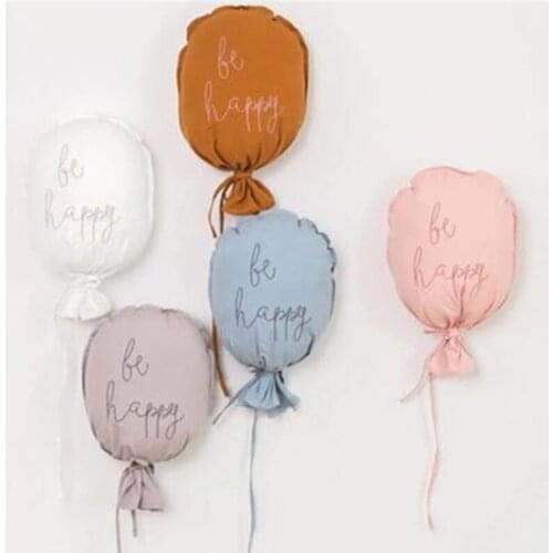 Cute Balloons Decoration Kids Room Wall Hanging Ornament Nordic Style Girls Boys Baby Bedroom Accessories Children Birthday Gift