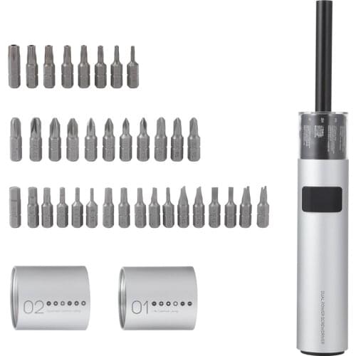 WOWSTICK SD Premium new screwdriver 36-bit LED lithium battery rechargeable magnetic suction one-key design DIY tool set