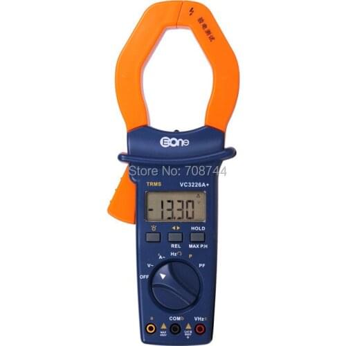 New 100% Digital Clamp Meter VC3226A+(Singal phase) True RMS Clamp Power Meter