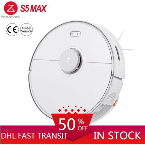 2020 Global Version Roborock S5 Max Robot Laser Navigation Vacuum Cleaner AI Recharge APP WIFI Control Automatic Sweep Sterilize