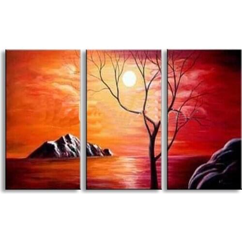Handmade oil painting on canvas modern 100% Best Art Landscape oil painting original directly from artis LA3-144