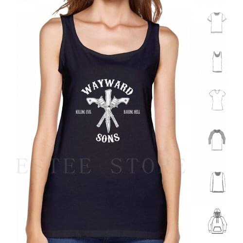 Supernatural-Wayward Sons Tank Tops Vest Supernatural Winchester Sam Dean