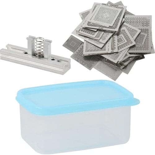190 Pcs/set Bga Stencil Bga Reballing Stencil Kit With Direct Heating Reballing Station