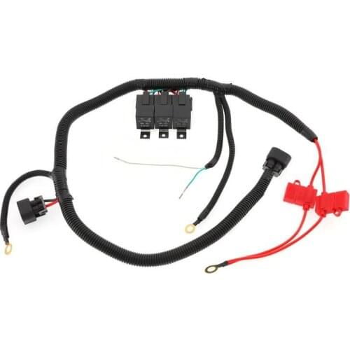 Control Dual Fan Upgrade Wiring Connector Harness Plug For 1999 2000 2001 2002 2003 2004 2005 2006 ECU