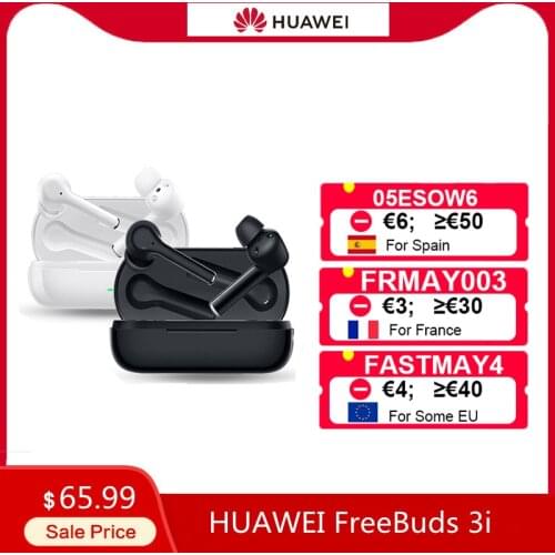In Stock Huawei FreeBuds 3i 3 i TWS Wireless Bluetooth Earphone Noise Cancellation 3-mic System headsets For Mate 40 Pro P40