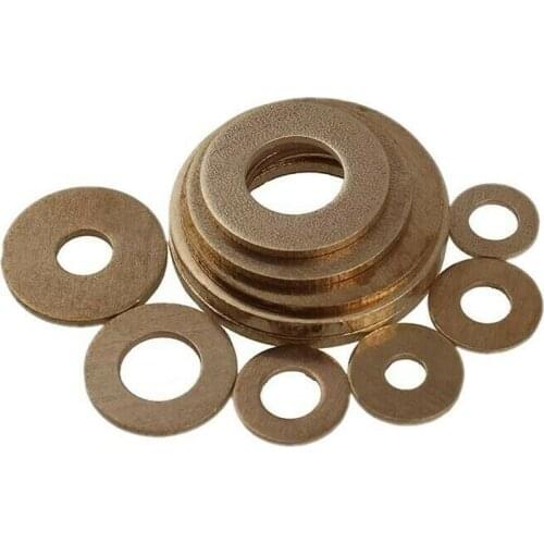 M2M2.5 M3-M20 Yellow copper flat washer thickened copper metal screw flat washer