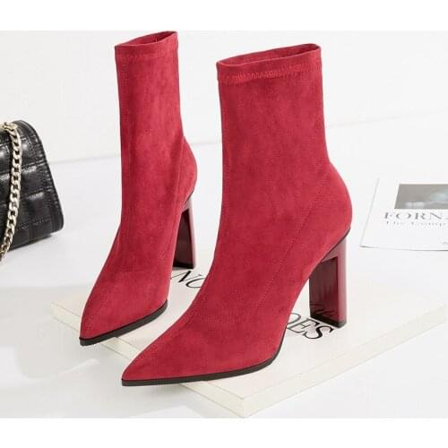 Ladies Boots Heels Winter Boots Women Extreme High Heels Boots Women Winter Shoes Designer Shoes Women Luxury 2020 Buty Damskie