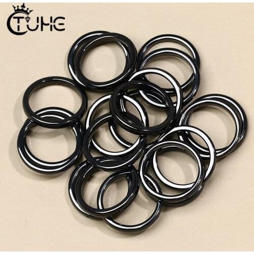 10pcs/Set Ceramic Trendy Circle Accessiory Black White Pink Blue Round Ceramic For Jewelry Making Handmade DIY Bracelet Necklace