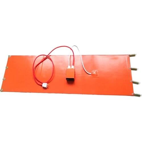 220v 1000w 250*1200*1.5mm silicone oil drum heater for oil barrel digital thermostat on wire 1500mm lead wire