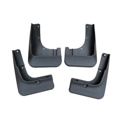 4PCS/SET Car styling for Mitsubishi Outlander 2015 2016 2017 2018 2019 Mud flaps splash guards fenders mudguard with logo