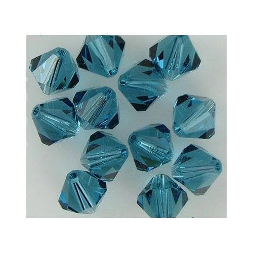 Free Shipping, 720pcs/Lot 3mm blue zircon color Chinese Top Quality Crystal Bicone Beads