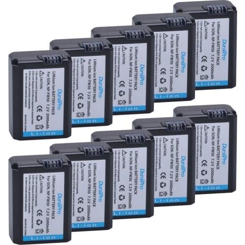 10pc/lot NP-FW50 NP FW50 NPFW50 Battery for Sony Alpha A33 A35 A37 SLT-A33 SLT-A35 SLT-A37 SLT-A37K SLT-A37M SLT-A55 SLT-A55V
