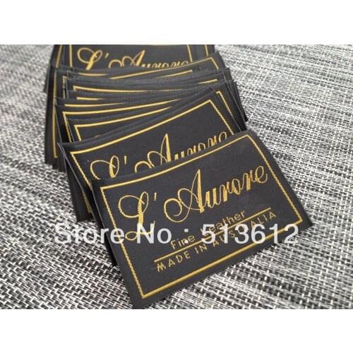 Garment label/ clothing label/satin woven label