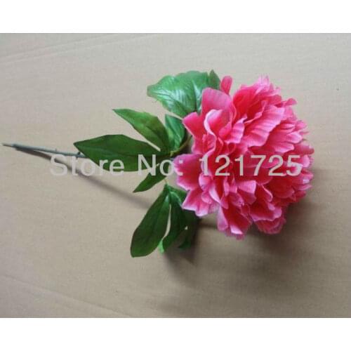 Simulation single branch peony flower fake plants