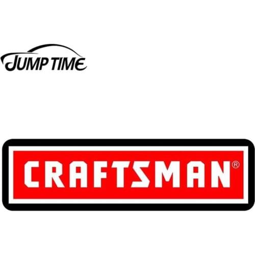 JumpTime 13cm x 3.7cm For Craftsman Tools Tool Box Car Truck Window Decal Sticker Vinyl Laptop Car Accessories