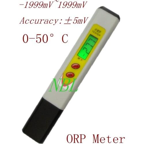 Pocket Pen Type Digital ORP Meter -1999mV~1999mV LCD Oxidation Redox Potential Tester Aquarium Pool Water orp Value Measurement