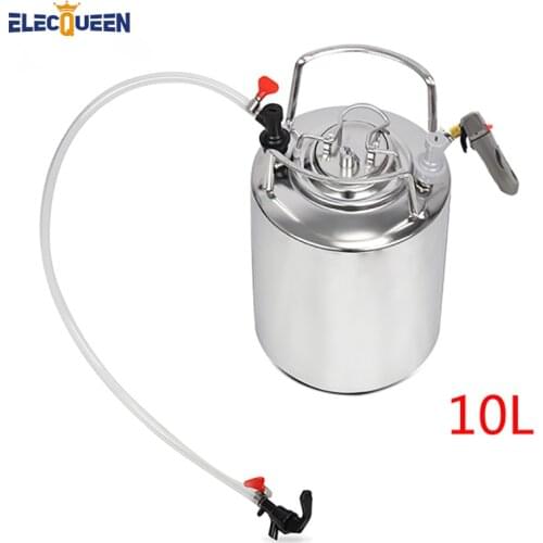 2.5 gallon 10L Cornelius style Stainless Steel Beer Keg & beer faucet set & co2 keg charger kit,homebrew set