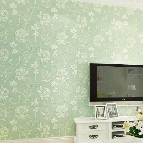 Wallpapers Youman Non-woven For living Room For Kids Room Modern Photo Wallpaper Sticker Solid Floral Wallpaper For Wall Roll