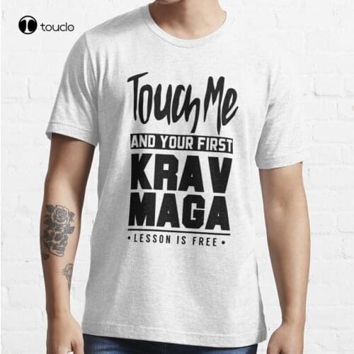 New Krav Maga Lessons Krav Maga Fighter Idea T-Shirt Cotton Tee Shirt S-5XL