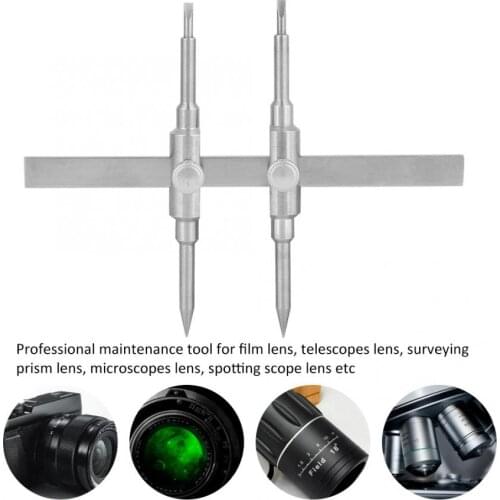 New Dual Tip Camera Lens Repair Spanner Maintenance Wrench Open Tool Set Disassemble 10-130mm Lens Camera Spanner