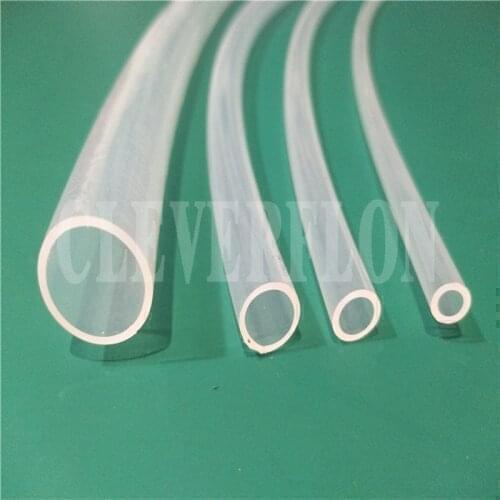 1/4 inch(4*6.35mm) 1 meter long transparent plastic FEP F46 hose